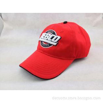 Low Profile Unstructured Cotton Baseball Cap with Raised 3D